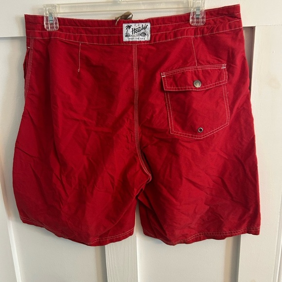 Howler Brothers red Men’s swim board trunks size 38 - Picture 4 of 4